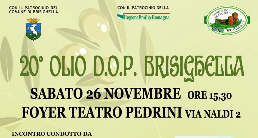 BRISIGHELLA: VENERDì LA PROVA DEL CUOCO, SABATO E DOMENICA I 20 ANNI DELL’OLIO BRISIGHELLO