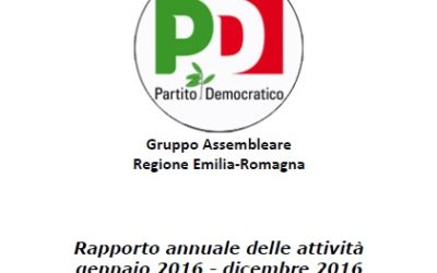 Rapporto annuale delle attività anno 2016